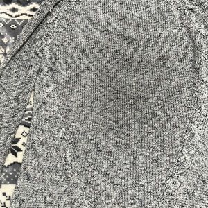 light grey sweater